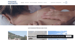 Desktop Screenshot of massage-naturiste.fr